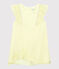 Robe cérémonie en crêpe enfant fille jaune CITRONEL