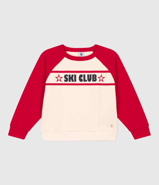 Sweatshirt en molleton enfant garçon ski club AVALANCHE/ CORRIDA