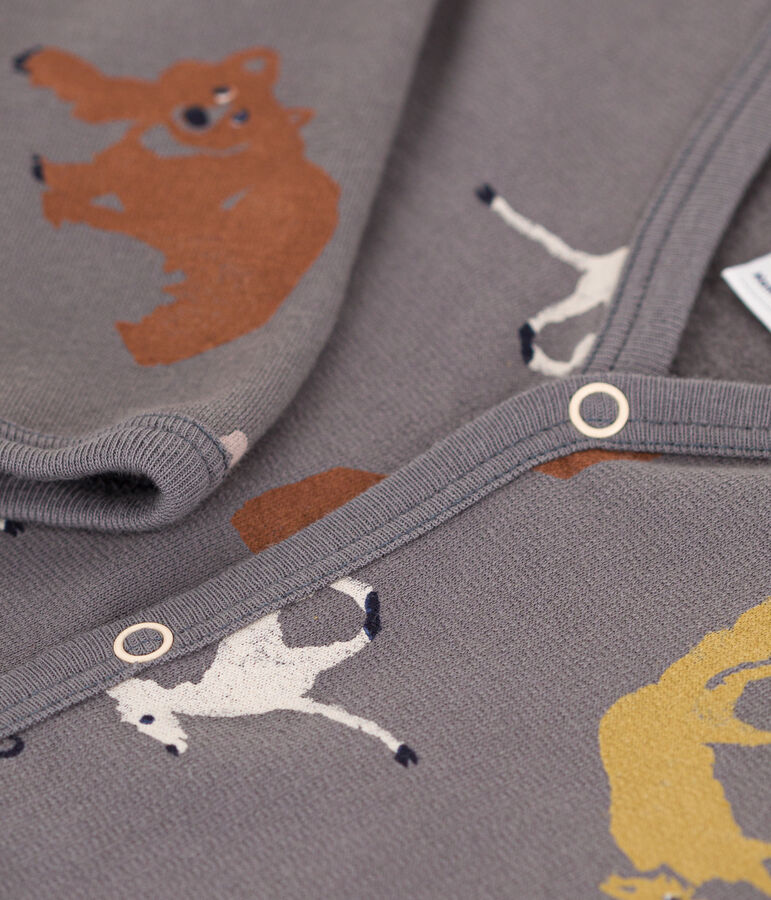 Pyjama b&eacute;b&eacute; animaux en molleton BONGRIS/ MULTICO