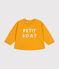 Sweatshirt en molleton bébé jaune BOUDOR