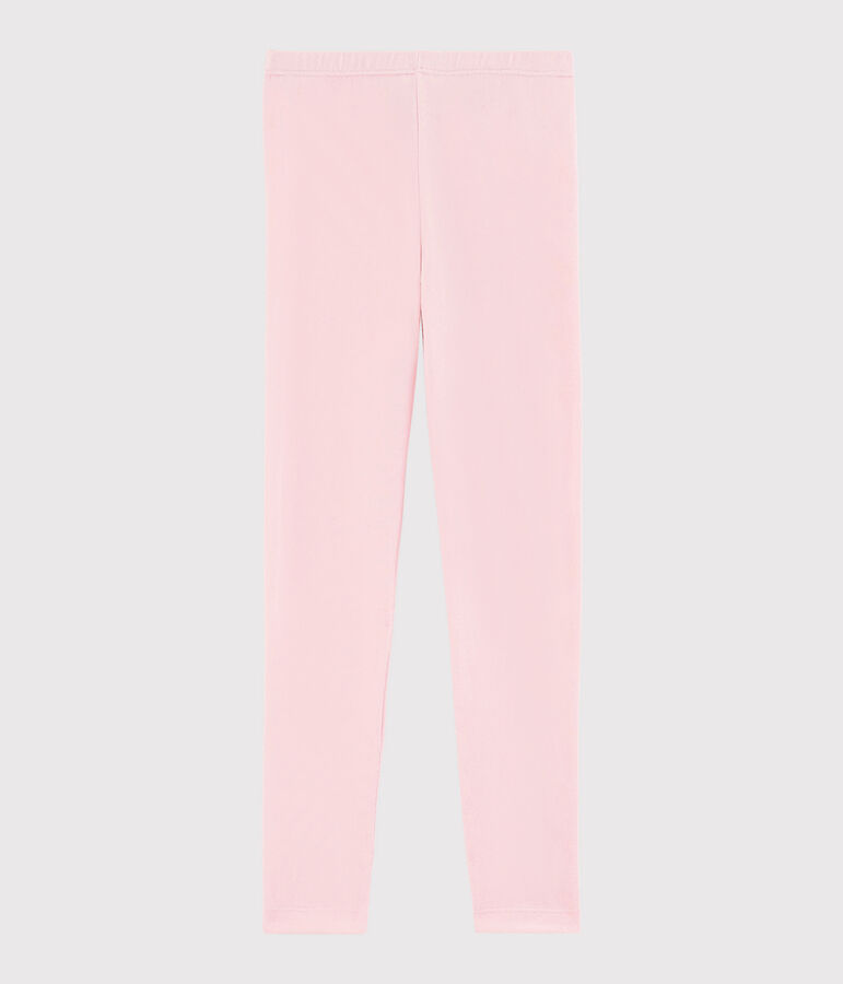 Legging en jersey enfant fille rose