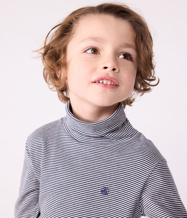 Sous-pull rayé en coton enfant fille / garçon