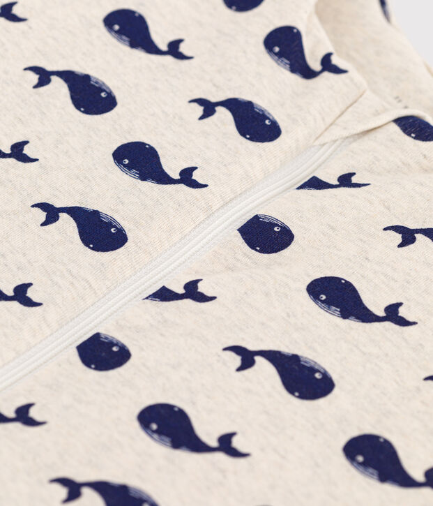 Gigoteuse baleines marines en coton TOG 2 beige/bleu