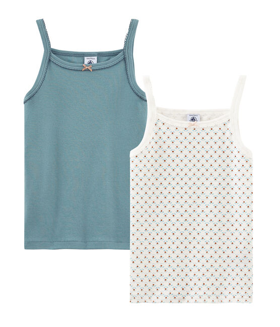 Duo De Chemises A Bretelles Petite Fille Petit Bateau