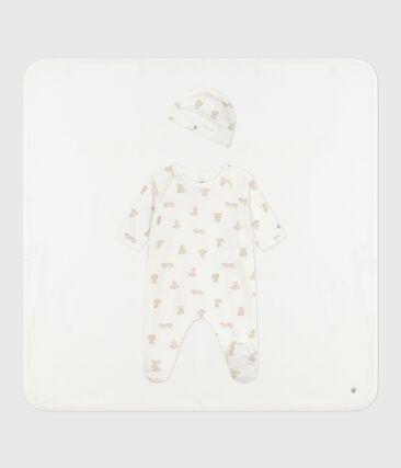 Coffret cadeau bébé en coton imprimé