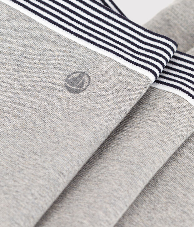 Jegging en coton &eacute;lasthanne enfant fille gris