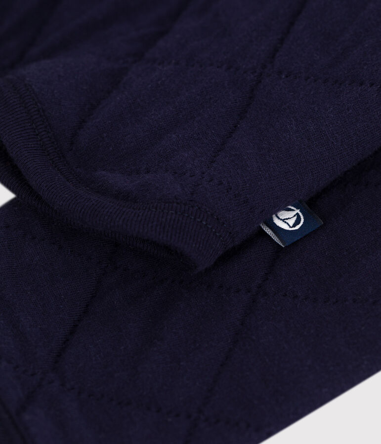 Cardigan femme en coton uni bleu SOIR