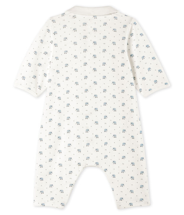 Dors bien sans pieds b&eacute;b&eacute; en c&ocirc;te blanc/multicouleur