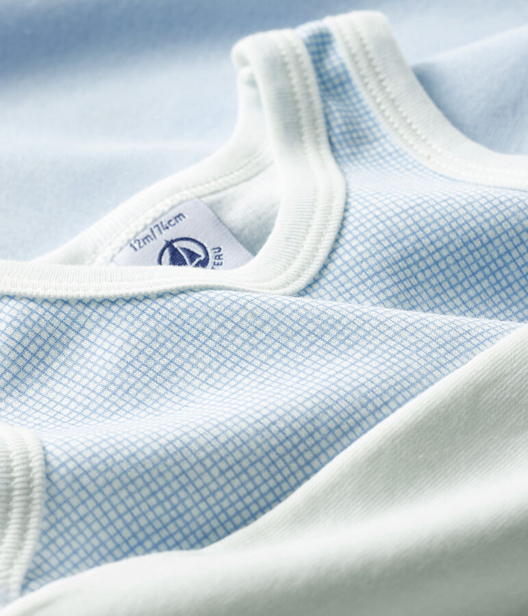 Trio de bodies sans manches b&eacute;b&eacute; variante 1