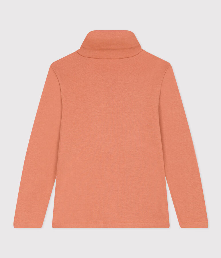 Sous-pull en coton enfant fille / gar&ccedil;on rose