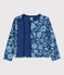 Cardigan imprimé en tubique matelassé enfant fille CREPUSCULE/ ROVER