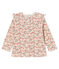 Blouse manches longues bébé fille imprimée blanc MARSHMALLOW/blanc MULTICO