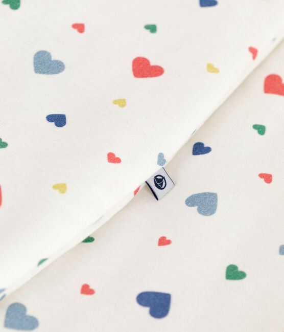Gigoteuse bébé en coton imprimé cœur TOG 2 blanc MARSHMALLOW/blanc MULTICO