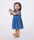 Robe bébé en jean léger sans manches