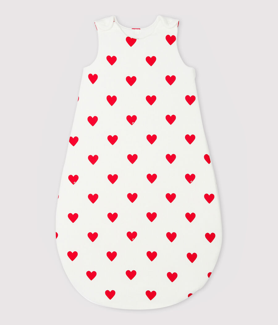 Gigoteuse bébé en coton à cœurs TOG 2 (Petit Bateau) - Couverture