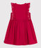 Robe enfant sans manche en coton rouge TERKUIT
