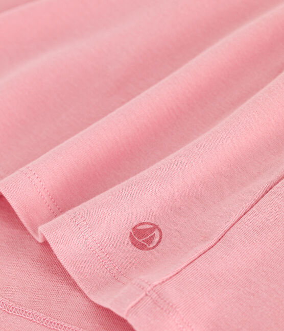 Tee-shirt Femme l'Iconique en coton uni rose CHARME