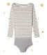 Body à manches longues femme. Petit bateau x Marie-Agnès Gillot