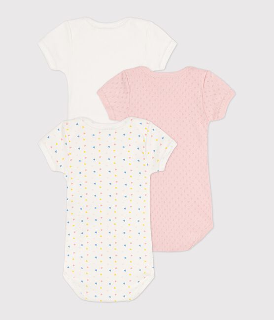 Lot de 3 bodies manches courtes en coton variante 1