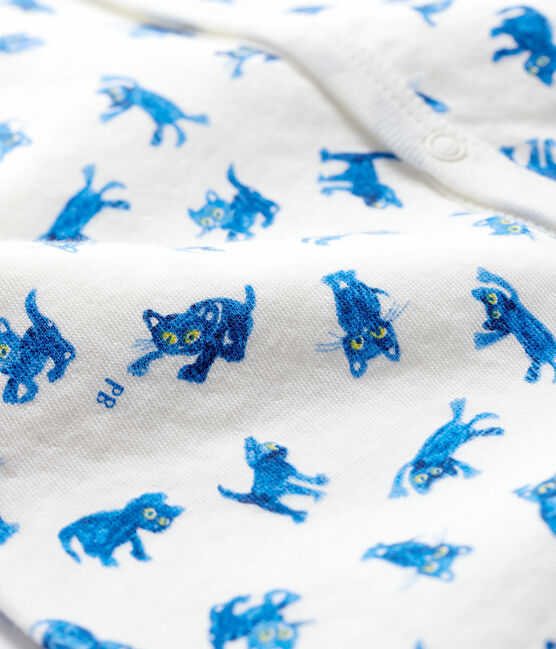 Dors-bien chatons bébé en tubique blanc MARSHMALLOW/blanc MULTICO