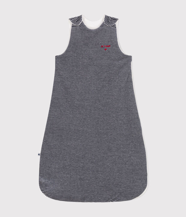 Gigoteuse en velours b&eacute;b&eacute; TOG 2,5 bleu/blanc