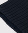 Snood en tricot doublé en polaire enfant bleu SMOKING