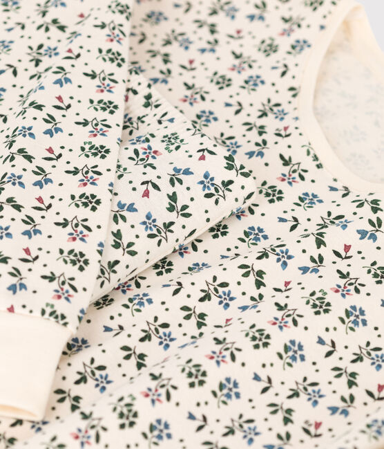 Pyjama femme en coton blanc AVALANCHE/ ROVER/ MULTICO