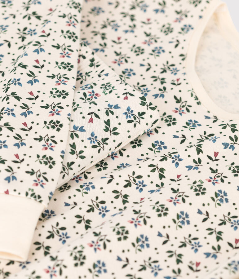 Pyjama femme en coton blanc AVALANCHE/ ROVER/ MULTICO