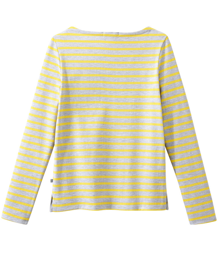 Marini&egrave;re iconique pour femme gris POUSSIERE/jaune BLE