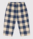 Pantalon en flanelle à carreaux bébé
