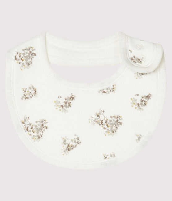 Bavoir naissance blanc MARSHMALLOW/blanc MULTICO