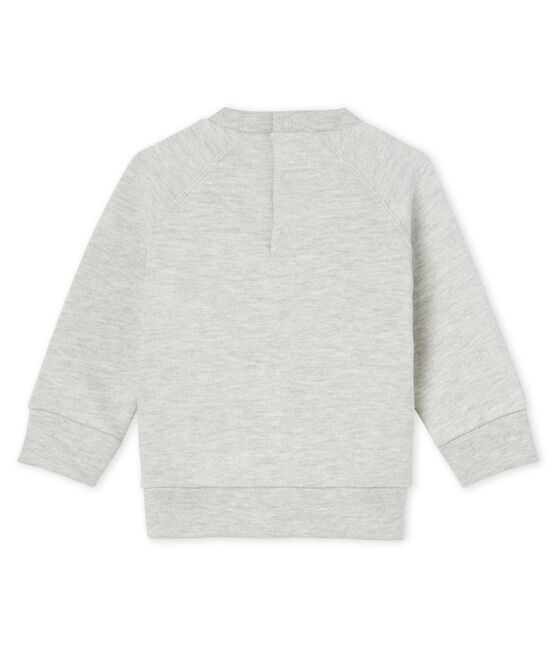 Sweatshirt bébé garçon en molleton gris BELUGA CHINE CN