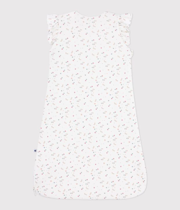 Gigoteuse b&eacute;b&eacute; en velours imprim&eacute; fleuri TOG 3 blanc/multicouleur