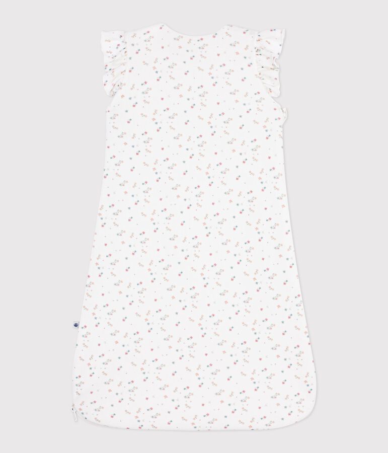 Gigoteuse b&eacute;b&eacute; en velours imprim&eacute; fleuri TOG 3 blanc/multicouleur