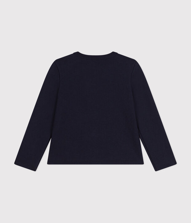 Cardigan en molleton enfant fille bleu