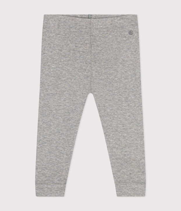Legging en coton b&eacute;b&eacute; gris