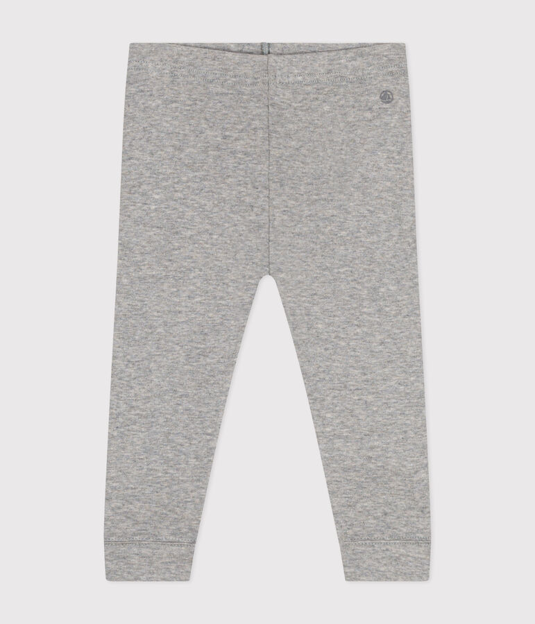 Legging en coton b&eacute;b&eacute; gris CHATON CHINE