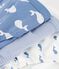 Lot de slip enfant en coton imprim&eacute; baleines multicouleur