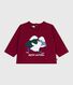 Tee-shirt bébé en coton à manches longues, motif chat