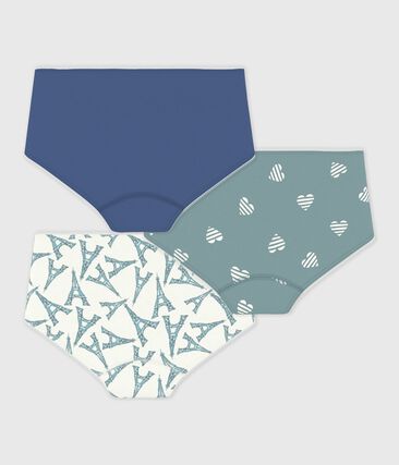 Petit Bateau Shorties Lot De 3 Fille - Sous-vêtements Enfants Qualité Française
