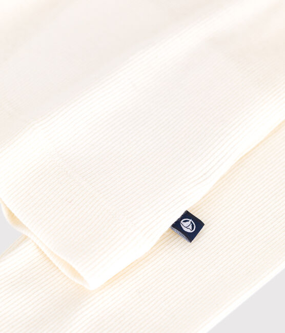 Sous-pull femme l'iconique en laine et coton écru MILK