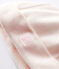 Bonnet bébé en velours de coton biologique rose FLEUR