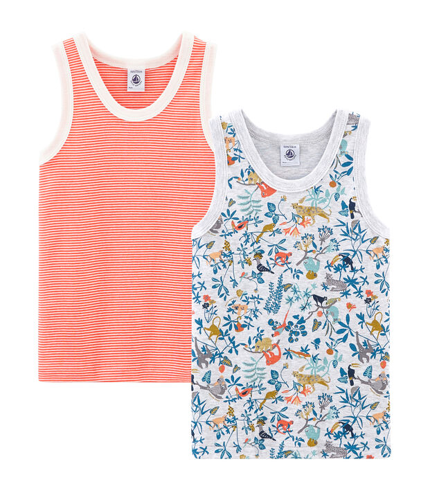 Duo de d&eacute;bardeurs petit gar&ccedil;on multicouleur