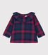 Blouse manches longues en flanelle bébé
