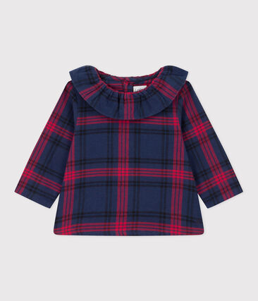 Blouse manches longues en flanelle bébé