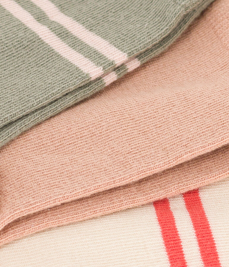 Lot de 3 paires de chaussettes en jersey de coton enfants variante 1