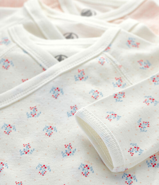 Trio de bodies naissance manches longues bébé variante 2