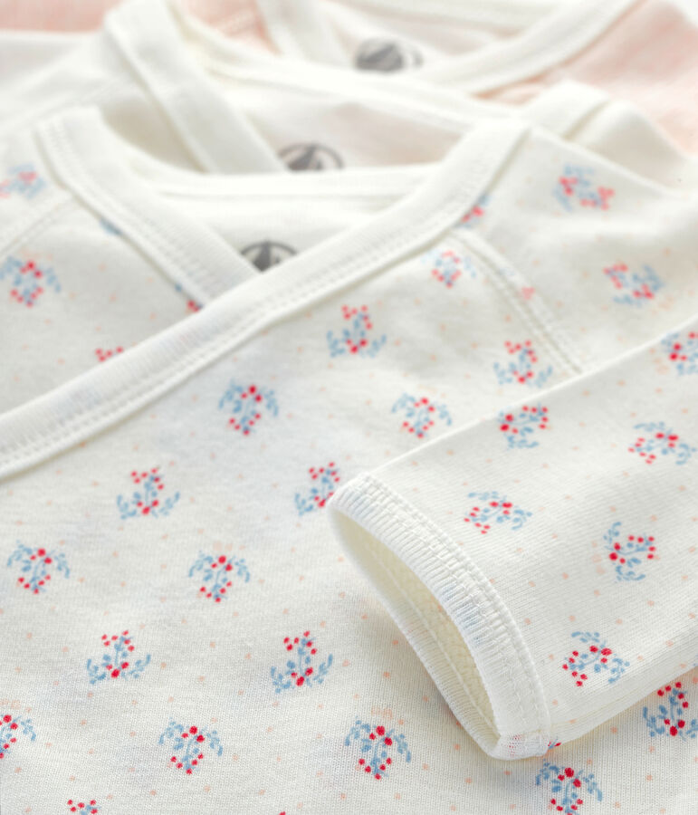 Trio de bodies naissance manches longues b&eacute;b&eacute; variante 2
