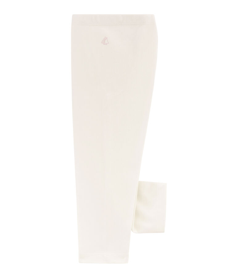 Legging court enfant fille blanc