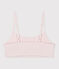 Brassière femme en coton et élasthanne unie rose FLEUR
